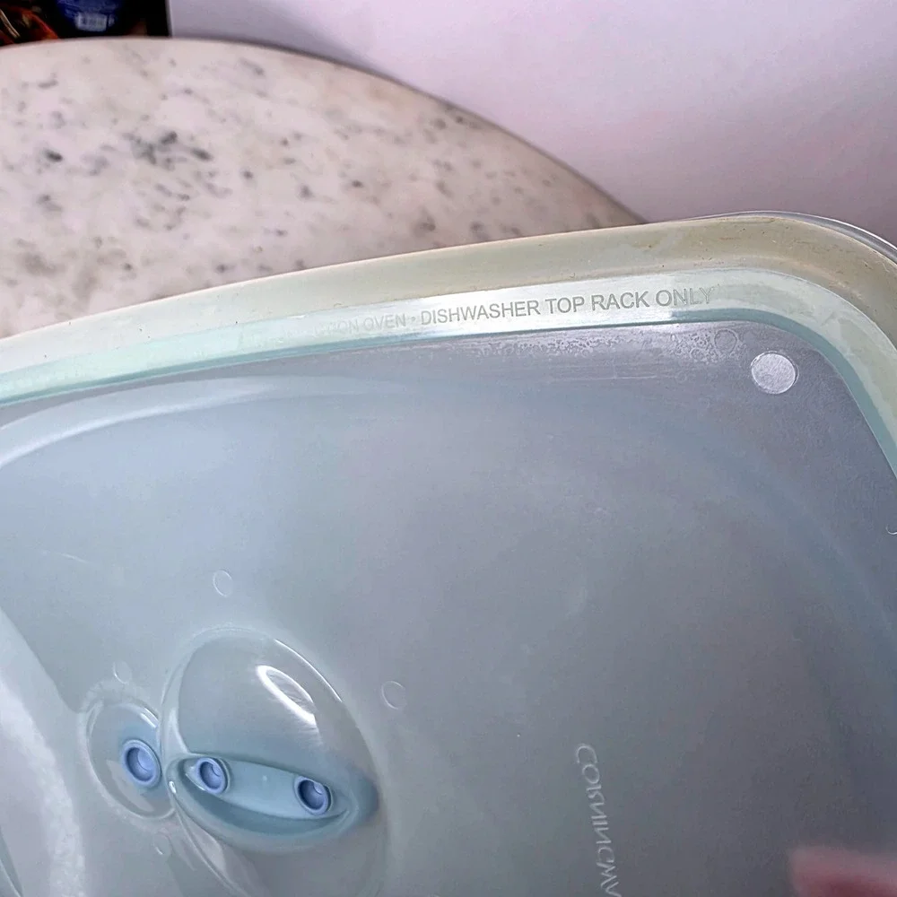 CorningWare CW 13-VPC Vented Plastic Lid Replacement Blue 13.5x9.25 Inch